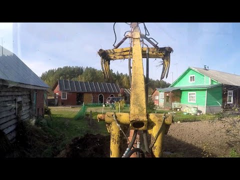 Видео: Самодельный погрузчик на МТЗ!!!Разбрасыватель ПТУ-4,0.Рутинная работа в деревне!!!