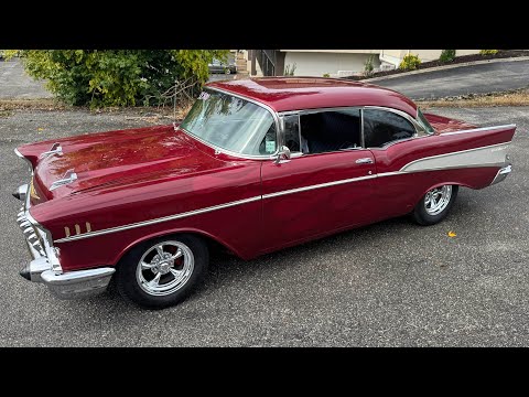 Видео: Тест-драйв Chevrolet Bel Air 1957 года, 2-дверный хардтоп, 39 900 долларов, Maple Motors #3302