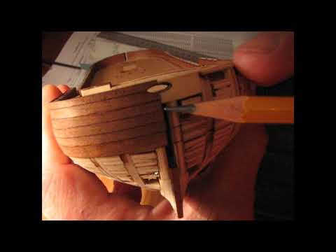 Видео: Бот "Святой Гавриил". Чистовая обшивка борта.