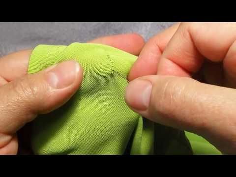 Видео: Как зашить дырку потайным швом. Secret seam