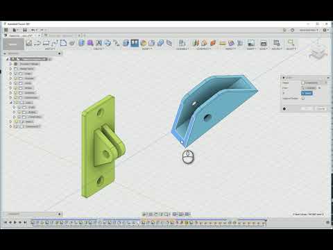 Видео: Инструмент #Align для выравнивания во #Fusion360
