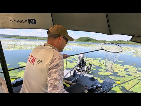 Видео: Риболовля з човна. Халва збирає карася.