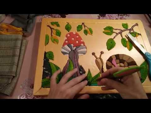 Видео: Кинусайга или пэчворк. Сшивание без иголки.