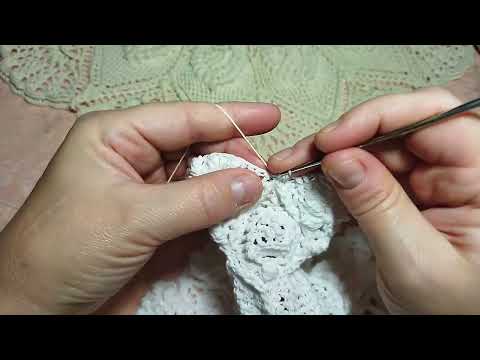 Видео: Объёмная салфетка 23-26 ряд