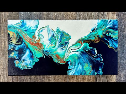 Видео: Великолепные ячейки и потоки в этой картине в стиле голландской заливки цвета берлинской лазури.