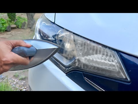 Видео: У вас желтеют фары? Используй утюг, ты даже не поверишь.