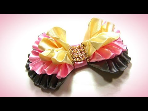 Видео: Бантик канзаши, МК