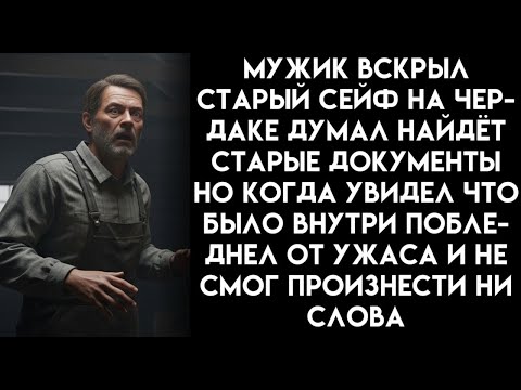Видео: Мужик вскрыл старый сейф на чердаке, а когда увидел, что внутри - побледнел от ужаса…