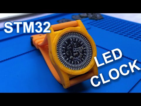 Видео: Наручные LED часы на STM32! JLCPCB.com