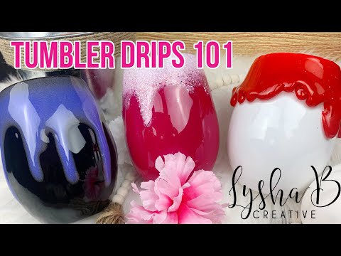 Видео: 101. Потёки со стакана: 3 способа добавить потёки к дизайну стакана! Потёки из эпоксидной смолы, ...