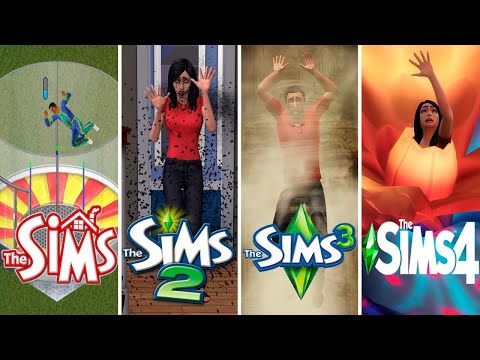 Видео: Уникальные смерти в СИМС: Sims 1 - Sims 2 - Sims 3 - Sims 4