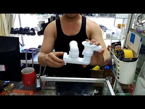 Видео: Как собрать сифон для ванны Е255 АниПласт