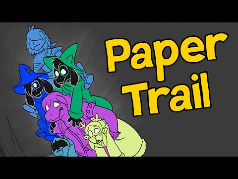 Видео: Paper Trail - 7 Часть Падший король (Комикс по Deltarune)