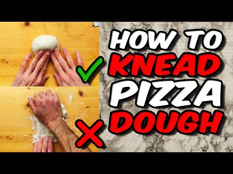 Видео: Как замесить тесто для домашней пиццы вручную | 3 способа 👐🏻