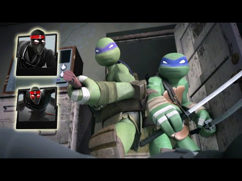 Видео: Синий И Фиолетовый - Черепашки-Ниндзя Легенды