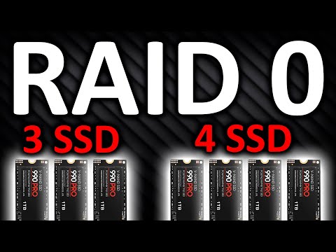 Видео: RAID 0 на трех и четырех SSD