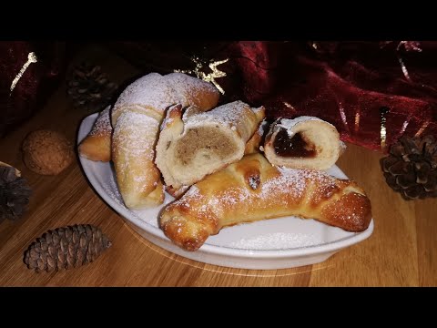 Видео: Мартинские рулетики из дрожжевого теста с начинкой из грецких орехов и джема / Мартинские рулетики