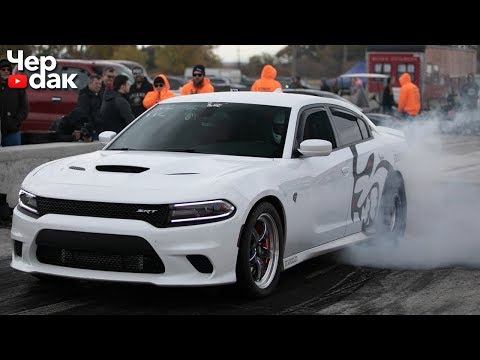 Видео: Ушатали Dodge на драг рейсинге  в Небраске.