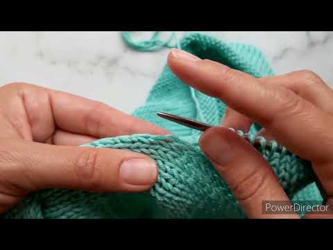 Видео: Как набрать петли из планки кардигана или из проймы изделия. Вертикальный набор петель.