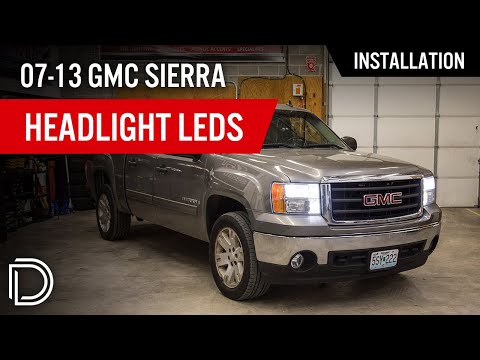 Видео: Как установить светодиодные фары GMC Sierra 2007–2013 годов | Diode Dynamics