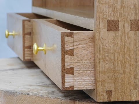 Видео: Полка из дуба #2. Ящички, задняя стенка, отделка.