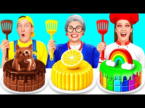 Видео: Кулинарный Челлендж: Я против Бабушки | Потрясающие Кулинарные Рецепты от RaPaPa Challenge