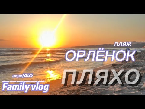 Видео: Черное море СТОИТ ЕХАТЬ  В 2025 ГОДУ????/ ПЛЯЖ лагеря ОРЛЁНОК 🏖️ / отдых в Пляхо 🏊/ семейный vlog