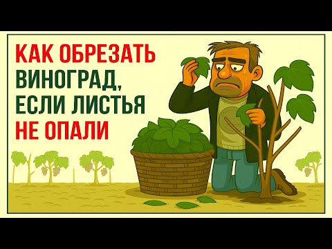 Видео: 🍇Обрезка винограда: почему я начинаю 25 октября и ЧТО ДЕЛАТЬ, если ЛИСТЬЯ не ОПАДАЮТ?