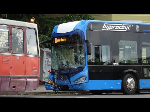 Видео: ПТП с IRIZAR ie bus 12 # 0876 - 27.06.2022год.