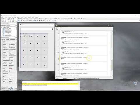 Видео: Создание калькулятора в среде разработки Lazarus.