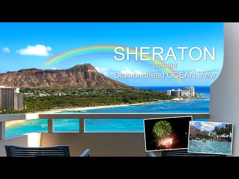 Видео: Sheraton Waikiki 2025: Номер с видом на океан и Даймонд-Хед - Идеальный отдых на Гавайях