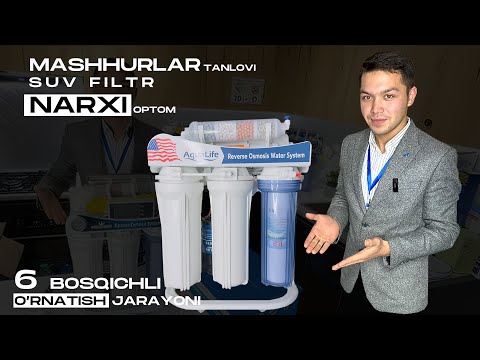 Видео: СУВ ФИЛЬТР | SUV FILTR💦 | 6 BOSQICHLI | НАРХЛАРИ ВА ЎРНАТИЛИШИ💦 | 6 БОСҚИЧЛИ
