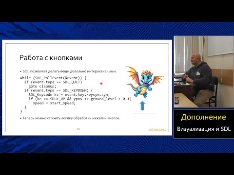 Видео: Практика языка C (МФТИ, 2023-2024). Дополнение: SDL и визуализация