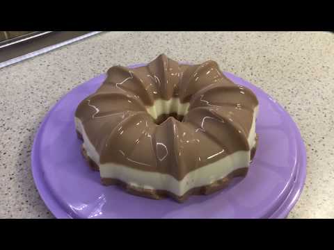 Видео: Торт желе, сметанный торт, сметанное желе, вкусный десерт!