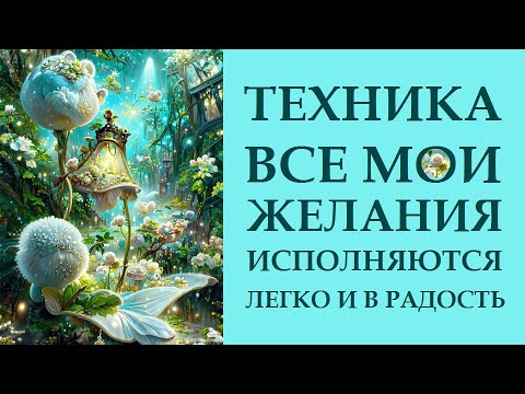 Видео: МОЩНАЯ  ТЕХНИКА ИСПОЛНЕНИЯ ЖЕЛАНИЙ - НАУЧЕНИЕ "ВСЕ МОИ ЖЕЛАНИЯ ИСПОЛНЯЮТСЯ"