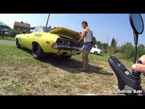 Видео: Dodge Challenger. Из моей коллекции. Взгляд с коляски. Влог. Германия. Neu-Ulm. Germany