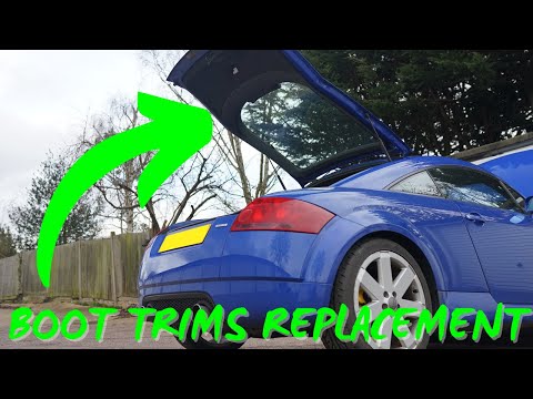 Видео: Снятие и установка обивки крышки багажника / задней двери Audi TT