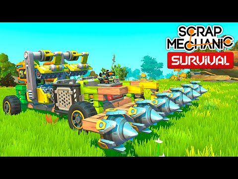 Видео: НОВАЯ ФАРМ МАШИНА | ВЫЖИВАНИЕ В Scrap Mechanic: Survival #30 |