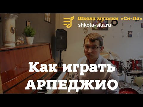 Видео: Как играть на фортепиано Арпеджио