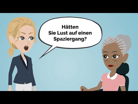 Видео: Я пойду гулять с госпожой Шиллер | Упражнения по диалогу | Немецкий B1 / B2
