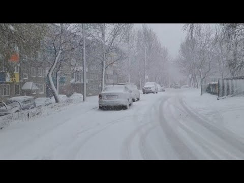 Видео: 28.10.25. Пришёл циклон со снегом на Камчатку 