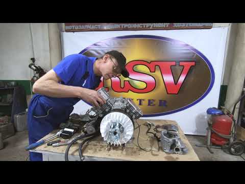 Видео: Двигатель " Lifan-2V78F-2 ". Сборка двигателя. Запуск. Часть 2