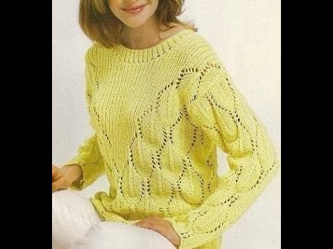 Видео: Красивые узоры и их сочетание. Схемы вязания.