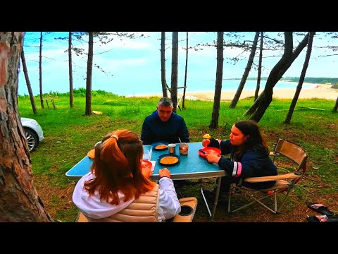 Видео: Къмпинг Плаж Море Палатка под Звездите
