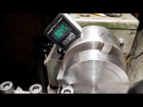 Видео: Деление окружности на токарном станке.... просто угломером.