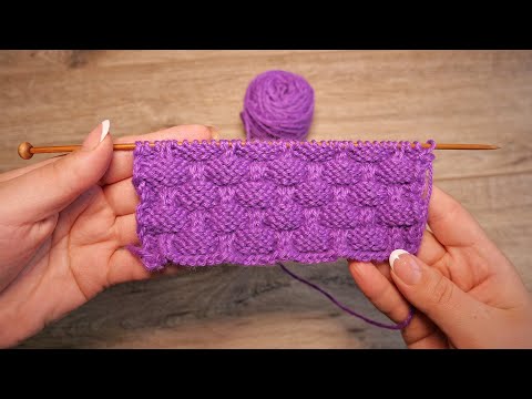 Видео: Рельефный узор спицами с эффектом клоке | Kloke knitting pattern