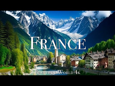 Видео: Франция 4K Drone Nature Film - вдохновляющая фортепианная музыка - Travel Nature