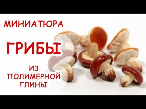 Видео: ГРИБЫ ◆ МИНИАТЮРА #11 ◆ Polymer clay Miniature Tutorial ◆ Анна Оськина
