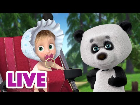 Видео: 🔴 LIVE 📺 Маша мен Аю 🎉☀️ Оқиғаға толы жексенбі 📚🌞 Masha and the Bear