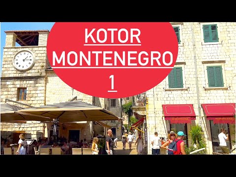 Видео: Котор прогулка по старому городу - Черногория, часть-1| Kotor walk through the old town - Montenegro